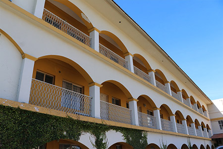 Área común del Hotel San Carlos